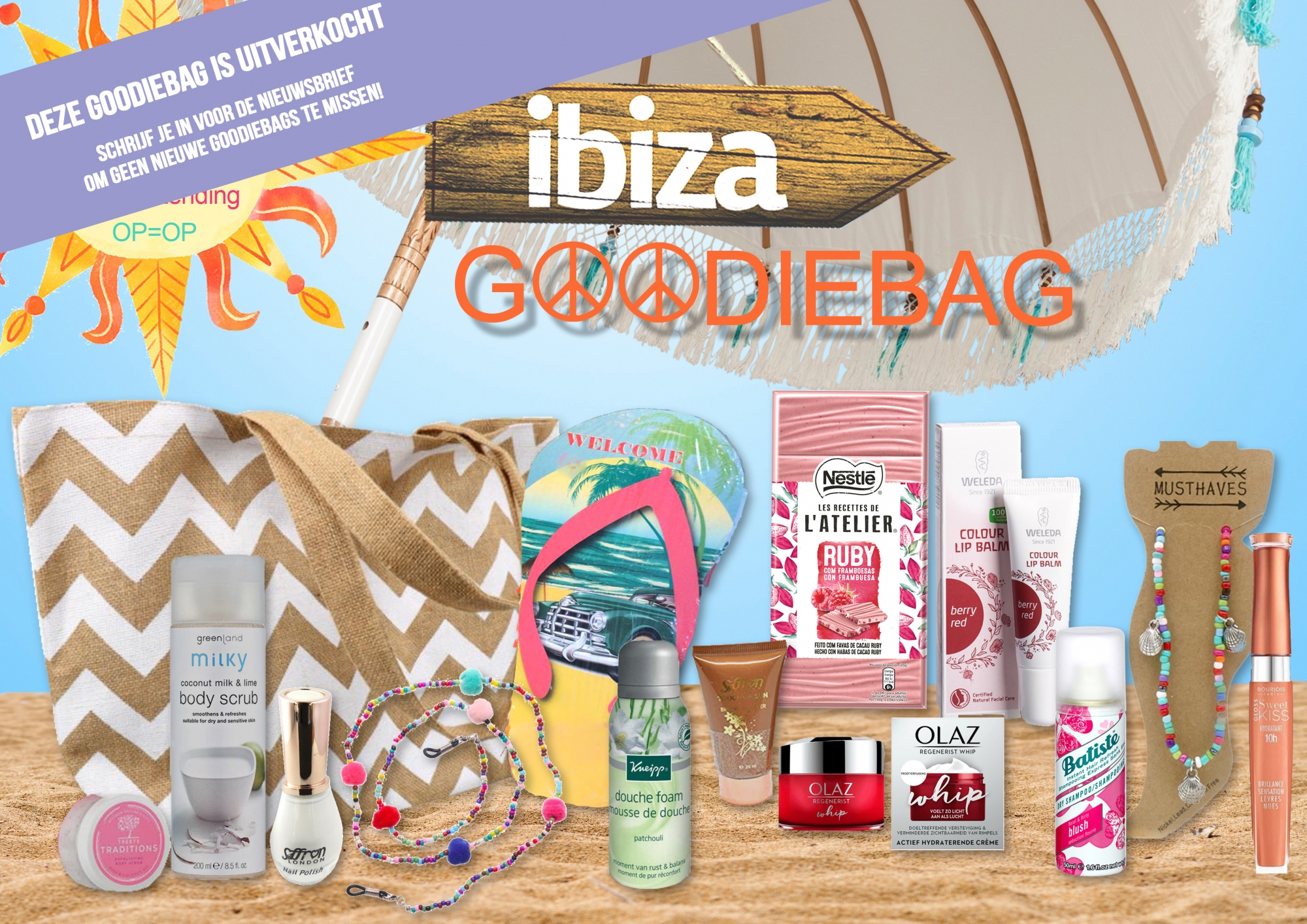 Ibiza Goodiebag BagOffice uitverkocht